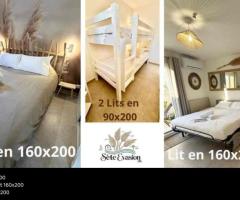 Sète Évasion, Rez de jardin, Rdc,  Climatisé,direct plage, Parking Privė wifi